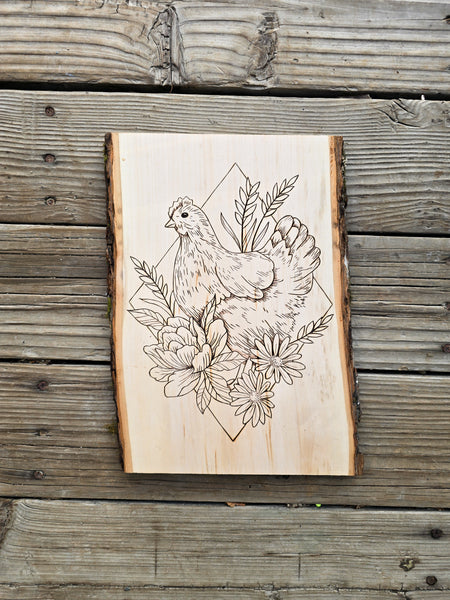 Hand Burned Chicken