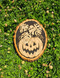 Hand Burned Pumpkin