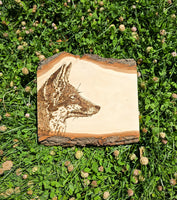 Hand Burned Fox