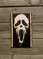 Hand Burned Scream Mask