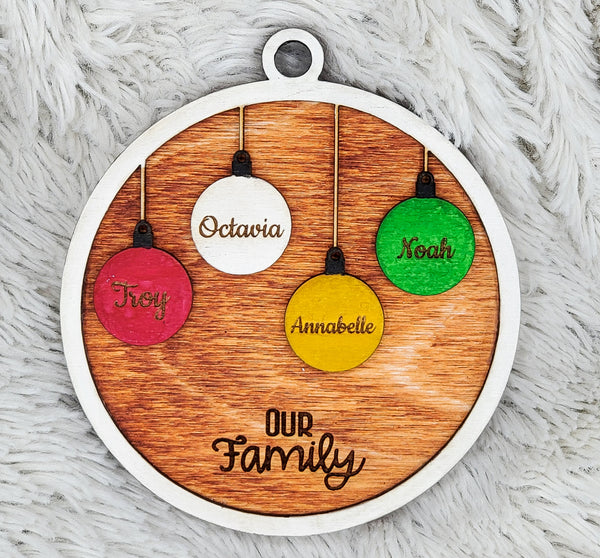 Custom Family Ornament