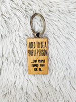 People Person Keychain