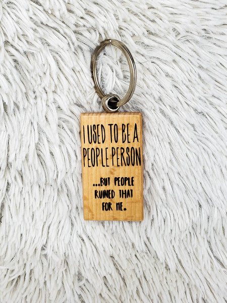 People Person Keychain