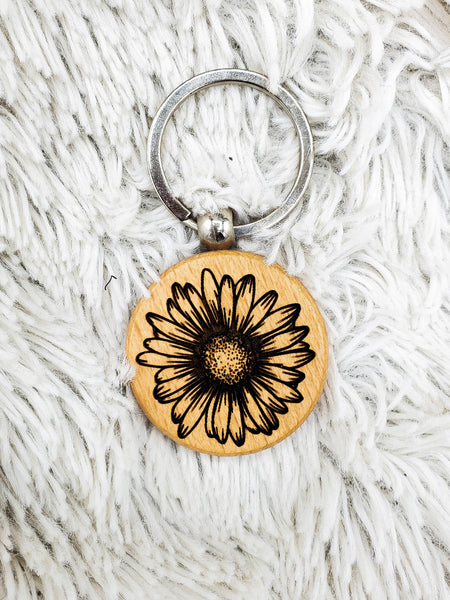 Sunflower Keychain