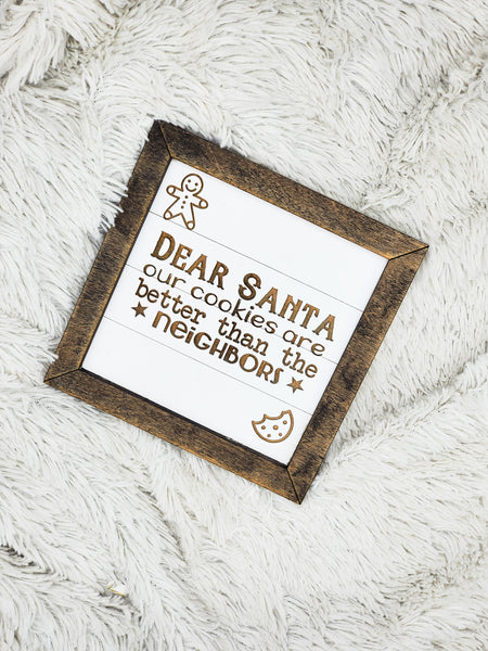 Dear Santa Sign
