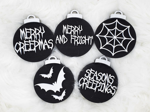 Black & White Alternative Ornaments