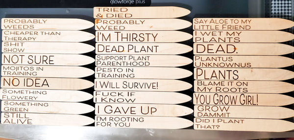 Funny Plant Markers