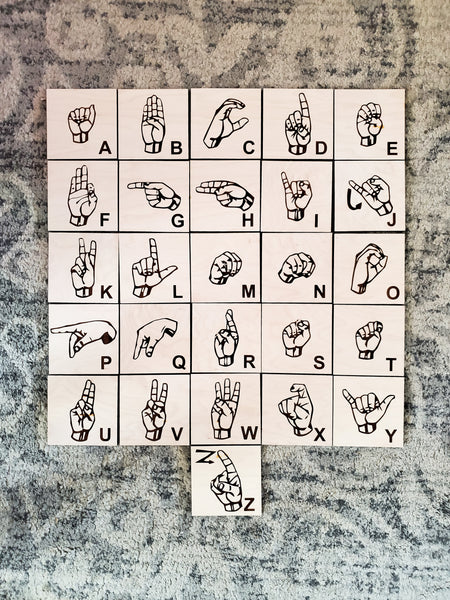 Individual Sign Language Square