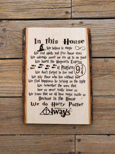 In This House Harry Potter Edition