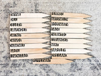 Veggie Garden Markers
