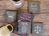 Book Nerd Coasters