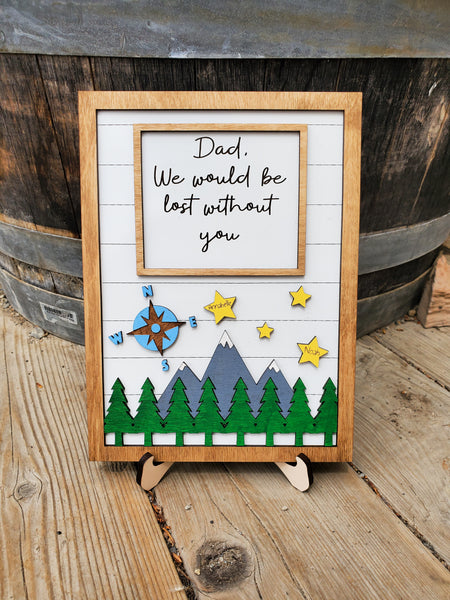 Custom Fathers Day Sign
