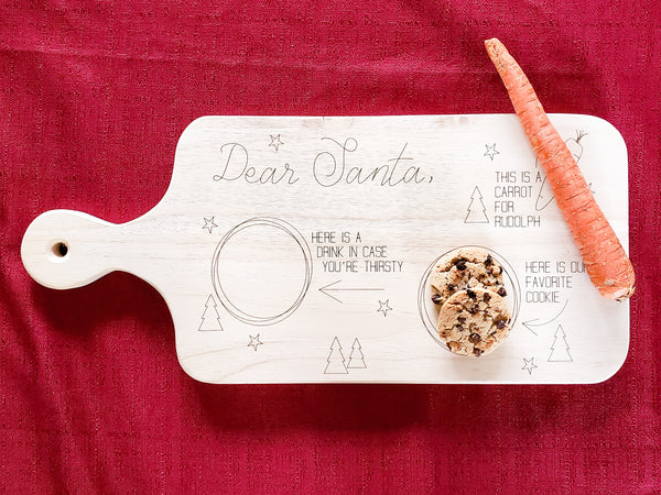 Santa Christmas Eve Tray