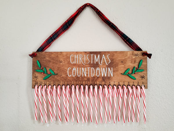 Candy Cane Christmas Countdown