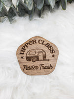 Upper Class Trailer Trash Sticker