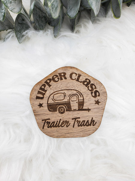 Upper Class Trailer Trash Sticker