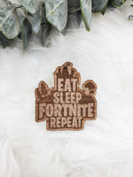 Eat, Sleep, Fortnite, Repeat Sticker
