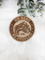 No Road No Problem Sticker