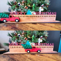 Red Truck Christmas Countdown